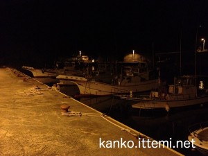 夜の港２