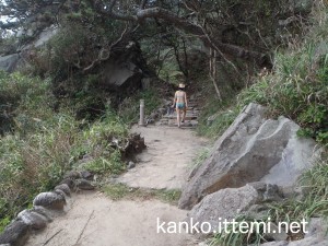 足付温泉まで行く２