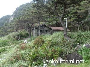 足付温泉の更衣室