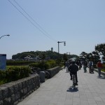 江の島への道