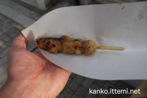 豚巻きおにぎり串（実物）