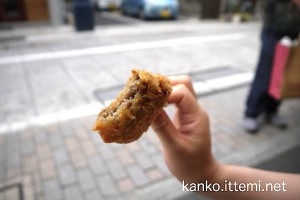 かたばみ精肉店のメンチカツ