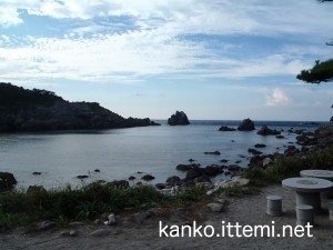 中ノ浦海水浴場（浜から）