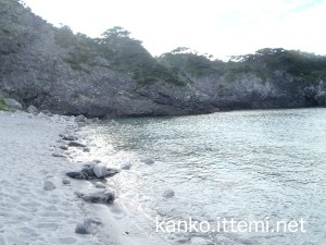 中ノ浦海水浴場の砂浜１