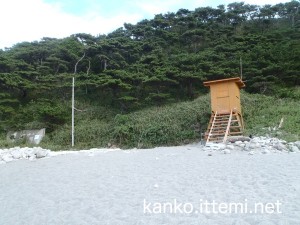 中ノ浦海水浴場の砂浜３