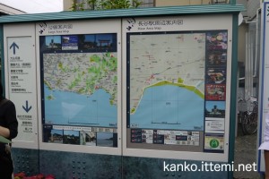 周辺案内の地図
