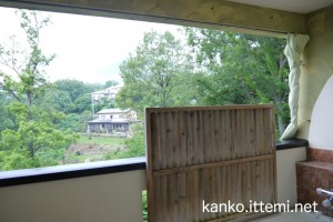 露天風呂付客室「Bari-バリ-」のお風呂からの眺め