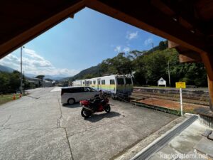 湯野上温泉駅 駐車場