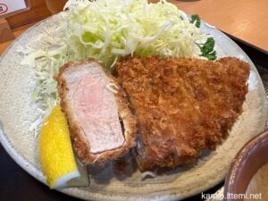 とんかつ「しお田」　ふつうロースかつ御膳のロース